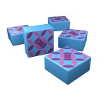 Azul Collector's Teal Tiles