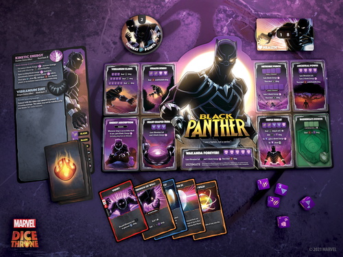 Dice Throne: Marvel 2-Hero Box (Captain Marvel vs Black Panther)