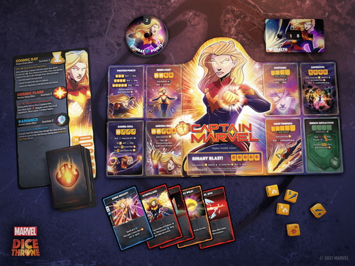 Dice Throne: Marvel 2-Hero Box (Captain Marvel vs Black Panther)
