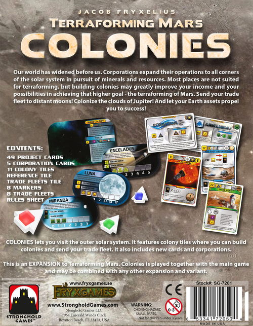Terraforming Mars XP4: Colonies