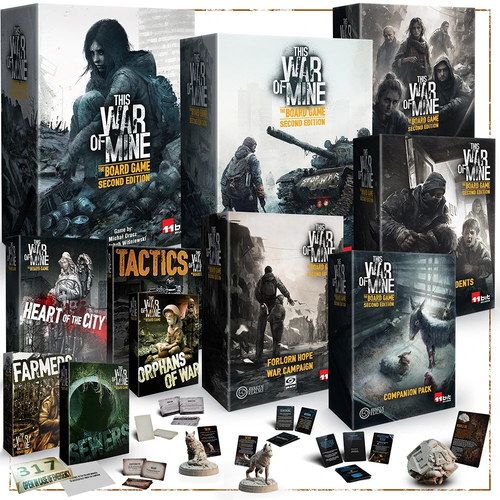 This War of Mine: The Board Game - Second Edition (GF Survivor Pledge)