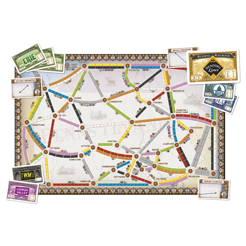 Ticket to Ride Maps 5: United Kingdom & Pennysylvania