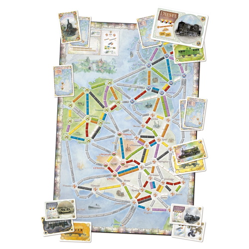 Ticket to Ride Maps 5: United Kingdom & Pennysylvania