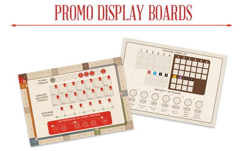 Age Of Steam: Deluxe - Promo Display Boards