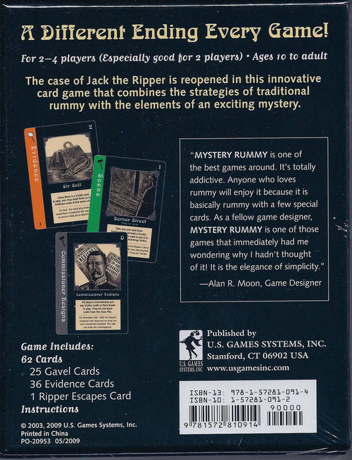 Mystery Rummy #1: Jack the Ripper