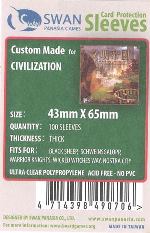 Sleeves 43x65mm