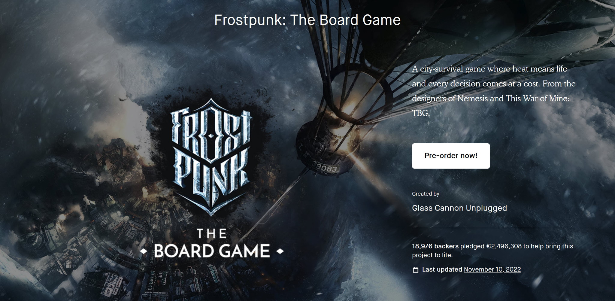 Frostpunk The Board Game